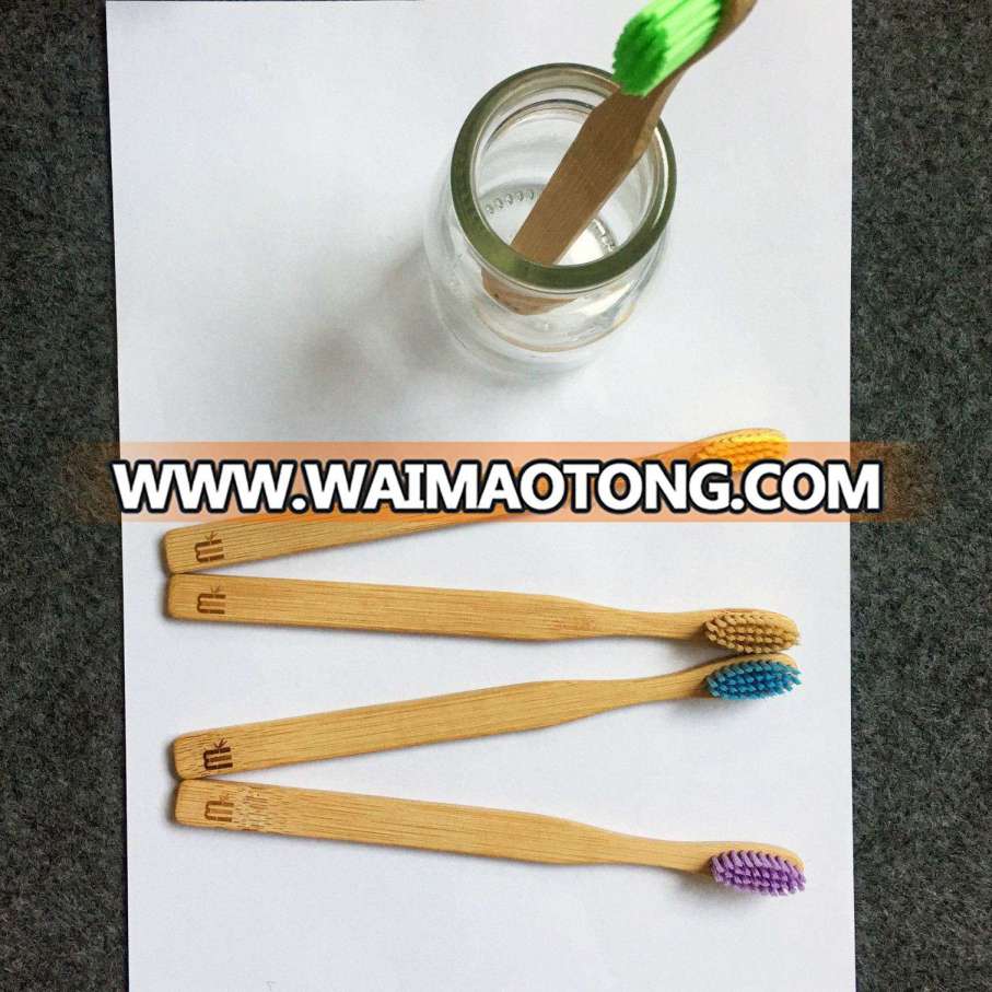 Natural Bamboo Wooden Handle Toothbrush